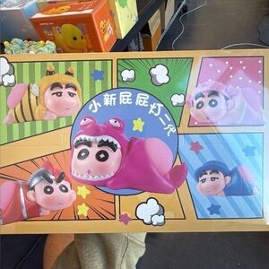 Crayon Shin-chan Butt Rainbow Lamp Light Blind Box - Set of 6 or Buy Separately